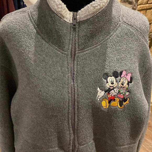 Disneyland fleece zip front jacket size large - Picture 1 of 8